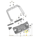 Acabamento Forro Tampa Porta Malas Audi RS4 2.9 V6 2019 2021 - Imagem 2