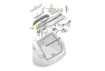 Tampa Traseira Porta Malas Audi RS4 2.9 V6 2019 2020 2021 - Imagem 2