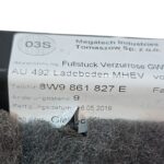 Acabamento Bagagito Porta Malas Audi RS4 V6 2019 a 2021 Esq - Imagem 9