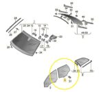 Vidro Porta Audi RS4 2.9 V6 2019 a 2021 Traseiro Direito - Imagem 2
