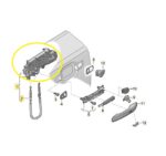 Suporte Maçaneta Porta Audi Rs4 2.9 V6 2019 a 2021 Tras Dir - Imagem 2