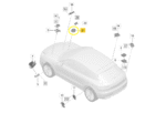 Sensor Impacto Alarme Porsche Macan Gts 2.9 2020 2021 A 2024 - Imagem 2