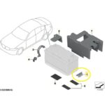 Suporte Trava Bateria Bmw M3 Competition G80 2021 2022 2025 - Imagem 2