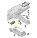 Botao Comando Chave Luz Farol Audi RS4 2.9 V6 2019 2020 2021 - Imagem 2
