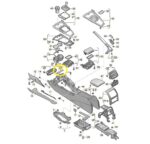 Borracha Porta Treco Central Audi Rs4 2.9 V6 2019 2020 2021 - Imagem 2