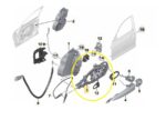 Suporte Base Maçaneta Porta Bmw M3 F80 2015 A 2018 Diant Dir - Imagem 2
