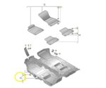 Carpet Assoalho Audi Rs4 Avant 2.9 V6 2019 2020 2021 Oem - Imagem 2