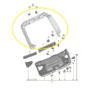 Moldura Arco Interno Porta Malas Audi Rs4 2.9 V6 2019 a 2021 - Imagem 2