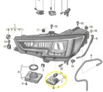 Modulo Reator Farol Led Drl Audi Rs4 2.9 V6 2019 2020 2021 - Imagem 2