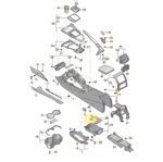 Tapete Borracha Console Central Audi RS4 2.9 V6 2020 Diant - Imagem 2
