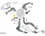 Duto ar Condicionado Painel Bmw M2 Coupe G87 2024 a 2025 Esq - Imagem 2