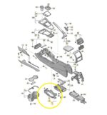 Suporte Console Trambulador Audi Rs4 Avant 2.9 V6 2019 2021 - Imagem 2