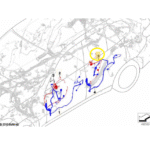 Chicote Forro Porta Bmw M3 Competition G80 2021 a 2025 Tras - Imagem 2