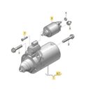 Motor Arranque Partida Audi Rs4 2.9 V6 2019 2020 2021 Oem - Imagem 2