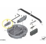 Calço Trava Suporte Estepe Bmw M2 Coupe G87 2022 2023 a 2025 - Imagem 2