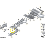 Defletor Termico Escape Bmw M2 Coupe G87 2022 2023 2025 Dir - Imagem 2