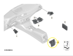 Difusor Saida Ar Central Traseiro Bmw M2 Coupe G87 22 a 2025 - Imagem 2
