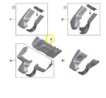 Moldura Retrovisor Interno Bmw M3 Competition G80 2021 2025 - Imagem 2