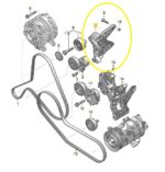 Suporte Alternador Motor Audi Rs4 2.9 V6 2019 2020 2021 Oem - Imagem 2