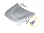 Dobradiça Braço Capo Bmw M3 F80 2015 2016 2017 2018 Esquerdo - Imagem 2