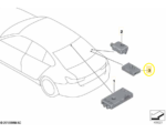 Modulo Amplificador Antena Bmw M2 Coupe G87 2022 2023 a 2025 - Imagem 2