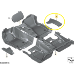 Isopor Assoalho Bmw M2 Coupe G87 2022 2023 a 2025 Diant Dir - Imagem 2