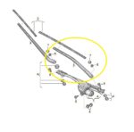 Braço Haste Limpador Parabrisa Audi Rs4 2.9 V6 2019 2021 Esq - Imagem 2