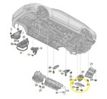 Defletor Termico Escapamento Audi Rs4 V6 2019 a 2021 Direito - Imagem 2