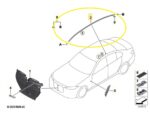 Friso Pestana Teto Bmw M3 Competition G80 2021 22 a 2025 Esq - Imagem 2