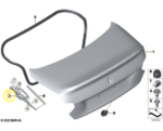 Dobradiça Porta Malas Bmw M2 Coupe G87 2022 2023 a 2025 Dir - Imagem 2