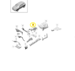 Defletor Termico Tunel Porsche Macan Gts 2.9 2020 A 2024 Oem - Imagem 2