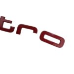 Emblema Escrita Grade Quattro Audi Rs4 2.9 V6 2019 2020 2021 - Imagem 4