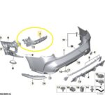 Guia Parachoque Bmw M3 Competition G80 2021 a 2025 Tras Esq - Imagem 2