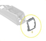 Moldura Difusor ar Central Bmw M3 G80 Competition 2021 2025 - Imagem 2