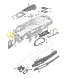 Tampa Acabamento Painel Audi Rs4 2.9 V6 2019 2020 2021 Esq - Imagem 2