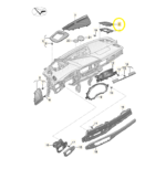 Grade Alto Falante Painel Audi RS4 2.9 V6 2019 2020 2021 Dir - Imagem 2