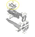 Suporte Console Audi Q8 3.0 2020 2021 2022 Dianteir Original - Imagem 2