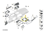 Suporte Acabamento Console Painel Bmw M2 Coupe G87 2023 2025 - Imagem 2