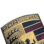 Logo Emblema Dianteiro Capo Porsche Macan Gts 2.9 2020 2024 - Imagem 3