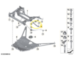 Braço Suspensao Bmw M3 Competition G80 2021 a 2025 Diant Esq - Imagem 2