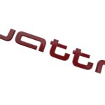 Emblema Escrita Grade Quattro Audi Rs4 2.9 V6 2019 2020 2021 - Imagem 3