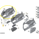 Forro Lateral Porta Malas Bmw M3 Competition G80 2022 Esquer - Imagem 2