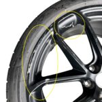 Roda Traseira Aro 21 Porsche Macan Gts 2.9 2022 a 2024 Oem - Imagem 3