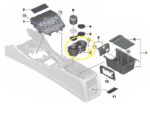 Porta Copos Console Central Bmw M2 Coupe G87 2022 23 a 2025 - Imagem 2