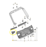 Acabamento Forro Tampa Porta MalasAudi RS4 2.9 V6 2022 Esq - Imagem 2