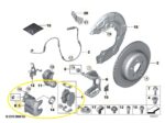 Pinça Freio Bmw M3 Competition G80 2021 2022 a 2025 Tras Esq - Imagem 3