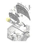 Grade Churrasqueira Parabrisa AUDI RS4 2.9 V6 2019 2020 2021 - Imagem 2