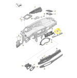 Acabamento Moldura Painel Audi RS4 Avant 2.9 V6 2019 A 2021 - Imagem 2