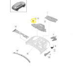 Isolamento Forro Ruido Capo Porsche Macan Gts 2.9 2020 2024 - Imagem 2