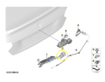 Batente Trava Porta Malas Bmw M2 Competition G87 2021 a 2025 - Imagem 2